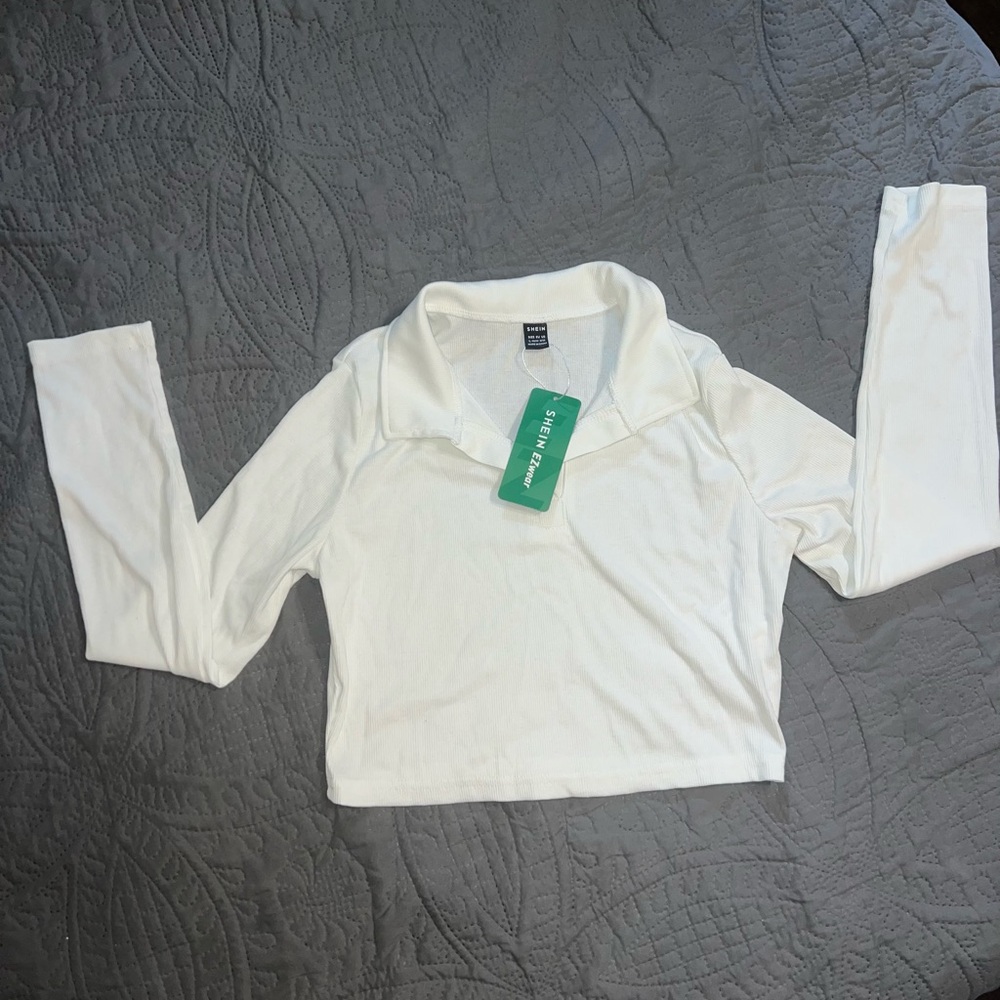 Long sleeve crop top